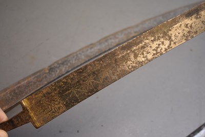 Lot 809 - A 1796 PATTERN HEAVY CAVALRY OFFICER'S SWORD BLADE
