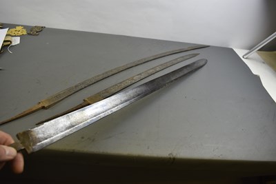Lot 809 - A 1796 PATTERN HEAVY CAVALRY OFFICER'S SWORD BLADE