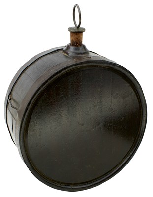 Lot 821 - A 19TH CENTURY BRITISH MILITARY WATER CANTEEN