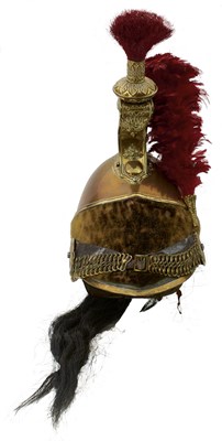 Lot 785 - A FRENCH 3RD DRAGOONS HELMET