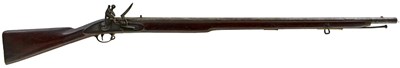 Lot 470 - A .750 CALIBRE FLINTLOCK EAST INDIA COMPANY BROWN BESS