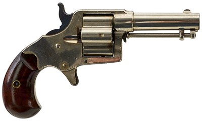 Lot 301 - A .41 CALIBRE RIMFIRE FOUR-SHOT COLT HOUSE MODEL OR  CLOVER LEAF REVOLVER