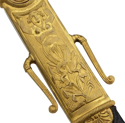 Lot 3 - A RARE FRENCH ANXII NAVAL SWORD FOR A HIGH RANKING OFFICER