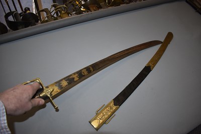 Lot 4 - A RARE FRENCH ANXII NAVAL OFFICER'S SWORD