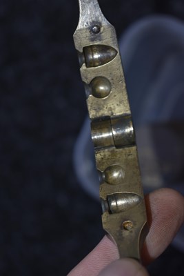 Lot 478 - AN EARLY .31 CALIBRE COLT MODEL 1849 POCKET REVOLVER BULLET MOULD