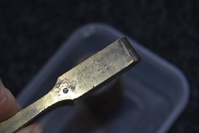 Lot 478 - AN EARLY .31 CALIBRE COLT MODEL 1849 POCKET REVOLVER BULLET MOULD