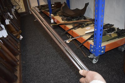 Lot 595 - A 16-BORE DOUBLE BARRELLED PERCUSSION SPORTING GUN BY SMITH