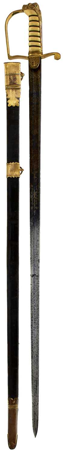 Lot AN 1805 PATTERN NAVAL OFFICER'S SWORD