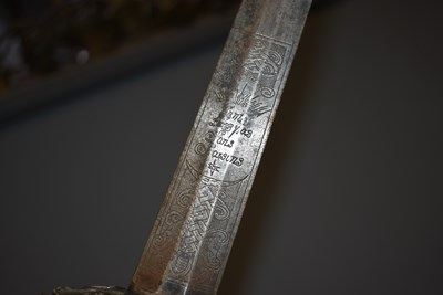 Lot 10 - A SILVER HILTED SMALLSWORD
