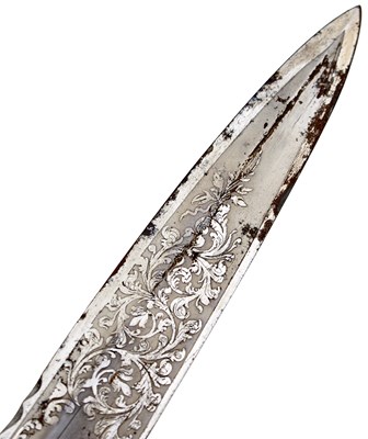 Lot 348 - A VICTORIAN BLACK WATCH VOLUNTEER OFFICER'S DIRK