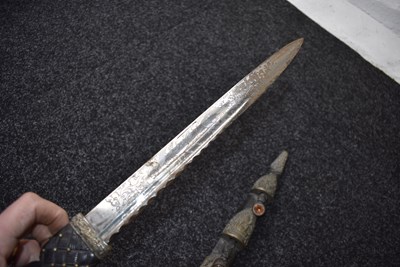 Lot 348 - A VICTORIAN BLACK WATCH VOLUNTEER OFFICER'S DIRK