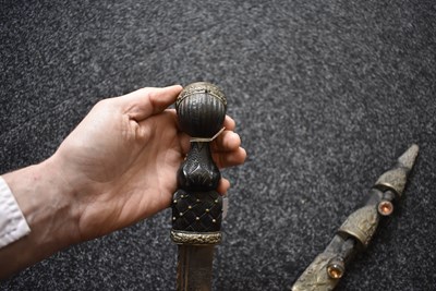 Lot 348 - A VICTORIAN BLACK WATCH VOLUNTEER OFFICER'S DIRK