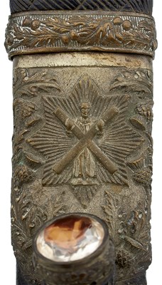Lot 348 - A VICTORIAN BLACK WATCH VOLUNTEER OFFICER'S DIRK
