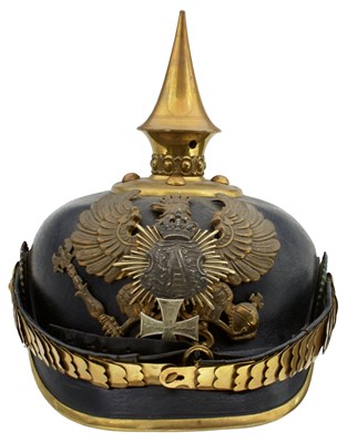 Lot 714 - AN ANHALT RESERVE OFFICER'S PICKELHAUBE