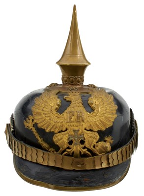 Lot 715 - A PRUSSIAN RESERVE OFFICER'S PICKELHAUBE