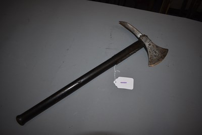 Lot 60 - A FRENCH AN IX OR MODEL 1801 BOARDING AXE