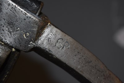 Lot 60 - A FRENCH AN IX OR MODEL 1801 BOARDING AXE