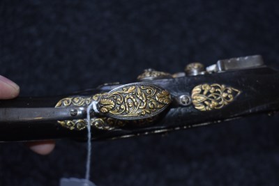 Lot 603 - A 40-BORE 17TH CENTURY BRESCIAN HOLSTER PISTOL