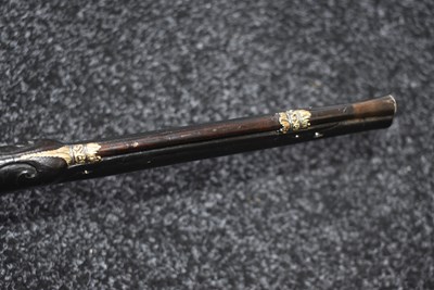 Lot 603 - A 40-BORE 17TH CENTURY BRESCIAN HOLSTER PISTOL