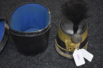 Lot 726 - A CASED AUSTRIAN OFFICER'S SHAKO