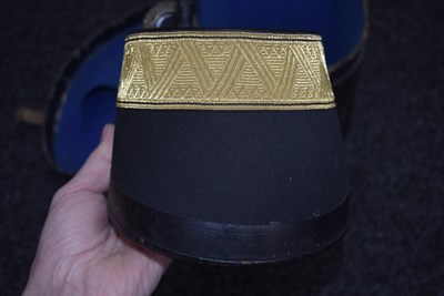 Lot 726 - A CASED AUSTRIAN OFFICER'S SHAKO