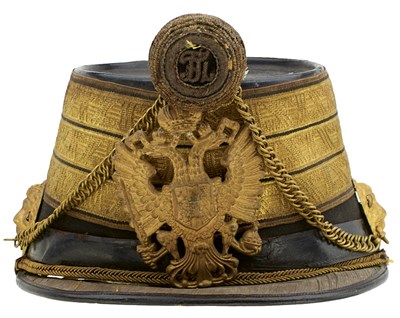 Lot 727 - AN AUSTRIAN OFFICER'S SHAKO