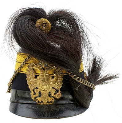 Lot 728 - AN AUSTRIAN OFFICER'S SHAKO