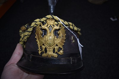 Lot 732 - AN AUSTRIAN VETERAN'S SHAKO