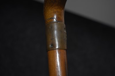 Lot 87 - AN EARLY 20TH CENTURY WALKING STICK OF HORATIO NELSON INTEREST