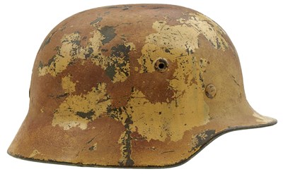 Lot 736 - A THIRD REICH M1940 GERMAN HELMET