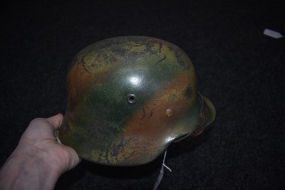 Lot 735 - A THIRD REICH M1940 GERMAN HELMET