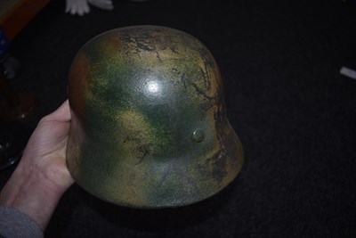 Lot 735 - A THIRD REICH M1940 GERMAN HELMET