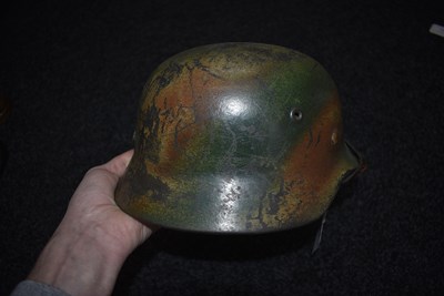 Lot 735 - A THIRD REICH M1940 GERMAN HELMET