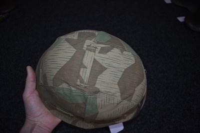 Lot 740 - A THIRD REICH M1942 GERMAN HELMET