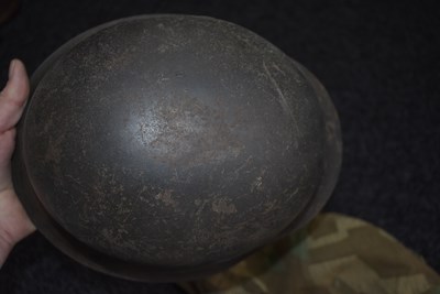 Lot 740 - A THIRD REICH M1942 GERMAN HELMET