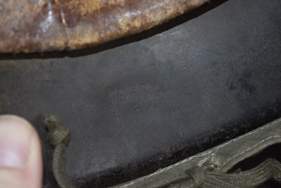 Lot 740 - A THIRD REICH M1942 GERMAN HELMET