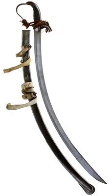 Lot 130 - A RARE 1796 PATTERN ROYAL ARTILLERY OFFICER'S FIGHTING SABRE OF WATERLOO INTEREST
