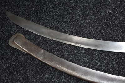 Lot 130 - A RARE 1796 PATTERN ROYAL ARTILLERY OFFICER'S FIGHTING SABRE OF WATERLOO INTEREST