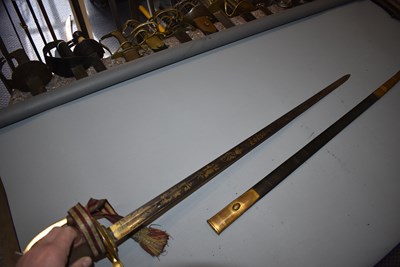 Lot 129 - A 1796 PATTERN INFANTRY OFFICER'S SWORD