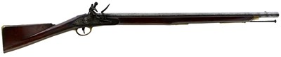 Lot 553 - A .750 CALBIRE FLINTLOCK PORTUGUESE CONTRACT CARBINE