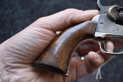 Lot 641 - A CRISP .31 CALIBRE FIVE-SHOT PERCUSSION COLT POCKET REVOLVER