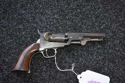 Lot 641 - A CRISP .31 CALIBRE FIVE-SHOT PERCUSSION COLT POCKET REVOLVER