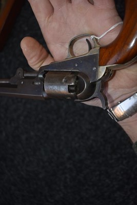 Lot 640 - A CRISP CASED .31 CALIBRE FIVE-SHOT PERCUSSION COLT POCKET REVOLVER