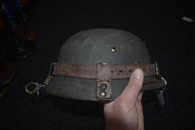 Lot 741 - A THIRD REICH M1935 PATTERN GERMAN HELMET