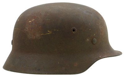 Lot 745 - A THIRD REICH KRIEGSMARINE M1940 HELMET