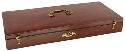 Lot 497 - A LATE 18TH CENTURY DUELLING PISTOL CASE