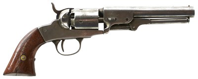 Lot 646 - A .31 CALIBRE FIVE-SHOT PERCUSSION HOPKINS & ALLEN POCKET REVOLVER