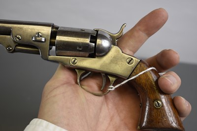 Lot 300 - A .31 CALIBRE FIVE-SHOT PERCUSSION HOPKINS & ALLEN POCKET REVOLVER