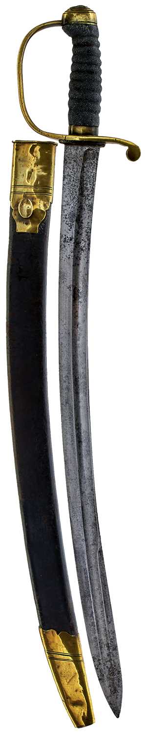 Lot 191 - A PRISON OR POLICE OFFICER'S SWORD