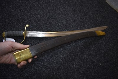 Lot 191 - A PRISON OR POLICE OFFICER'S SWORD